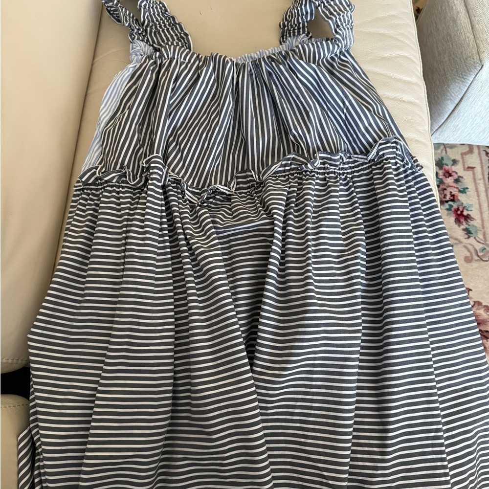 Brogger Striped baby doll style dress